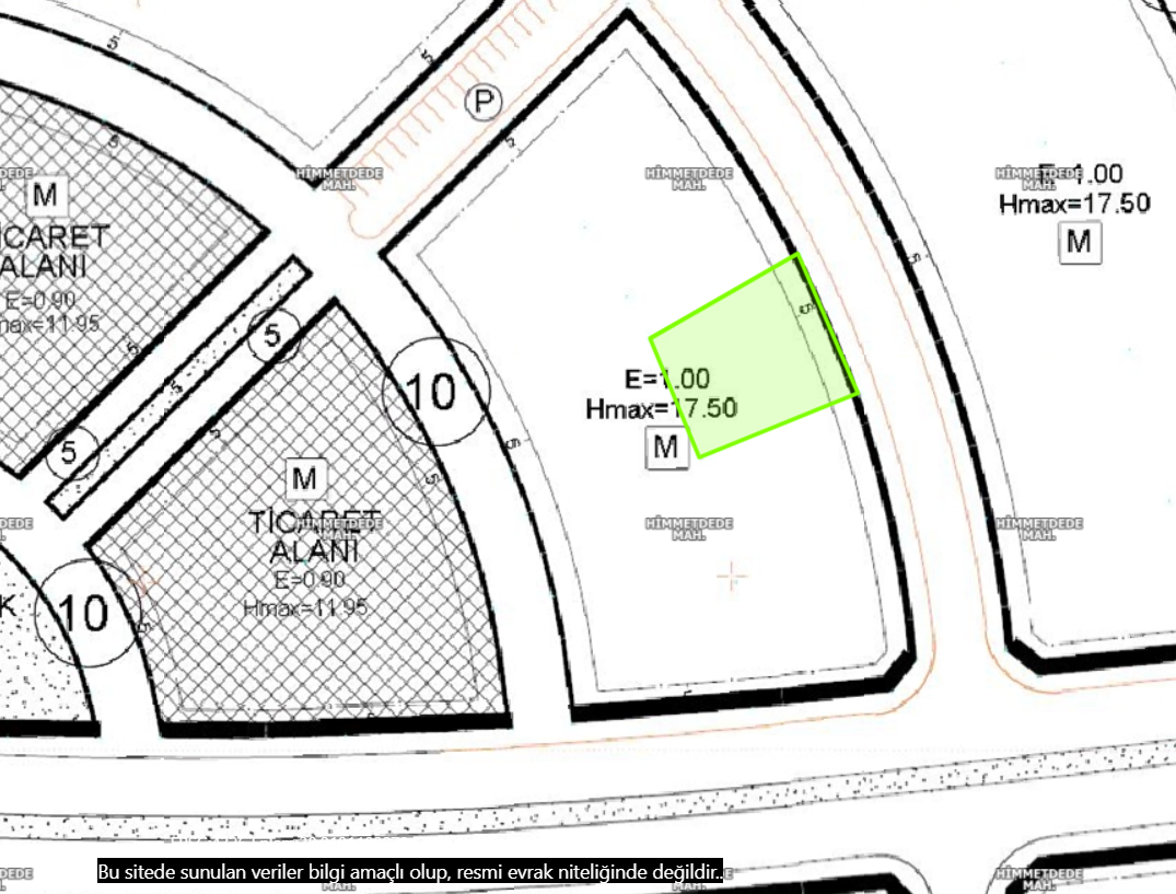 KOCASİNAN HİMMETDEDE 688.00 M² 10 DAİRELİK SATILIK TİCARİ KONUT İMARLI ARSA 