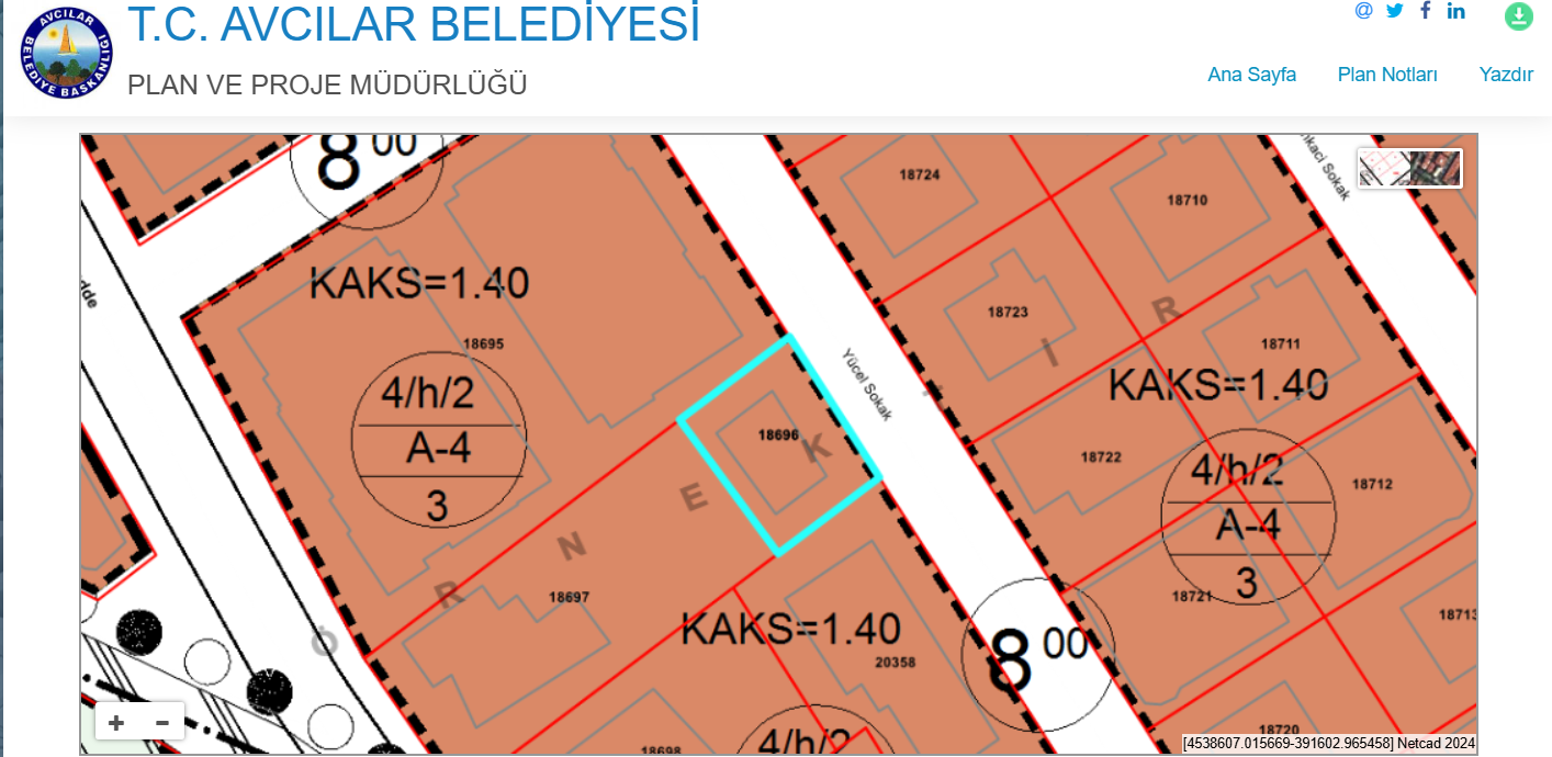 İSTANBUL AVCILAR 188,00 M² SATILIK 5 KATLI KONUT ARSASI